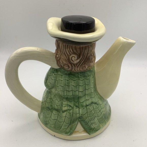 Vintage Ceramic Toby Character Figural Teapot - Picture 6 of 11
